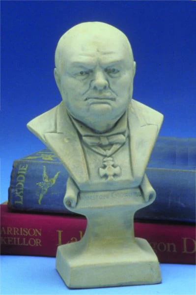 Winston Churchill Bust 7" High