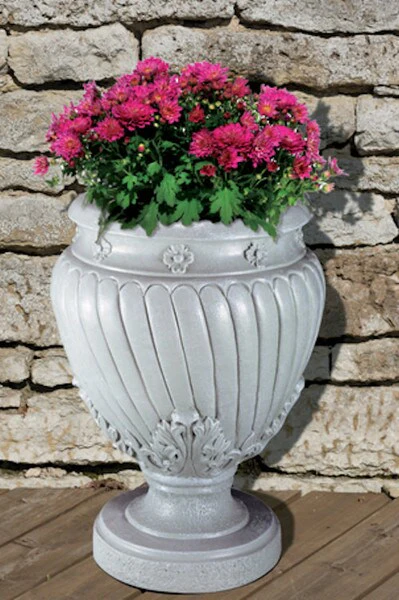 Classical Italian Architectural Garden Urn 23" High - Image 2