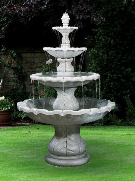 Classical Estate Finial Four Tier Fountain 86" High - Image 2