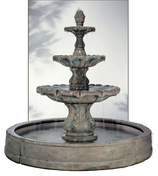 Classical Finial In Valencia Pool Fountain 61" High - Image 2