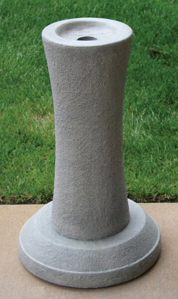 Contemporary Curve Pedestal Cast Stone - Image 3