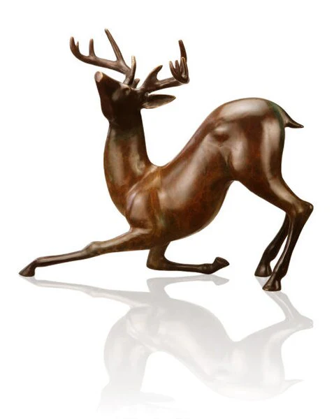 Contemporary Deer Sculpture
