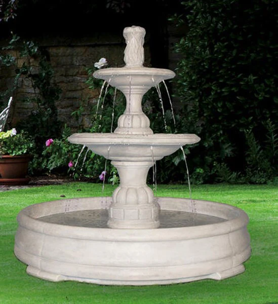 Contemporary Tier Fountain In Grand Pool