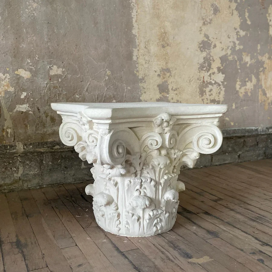 Corinthian Capital Cocktail Table Base 19" High - Image 4