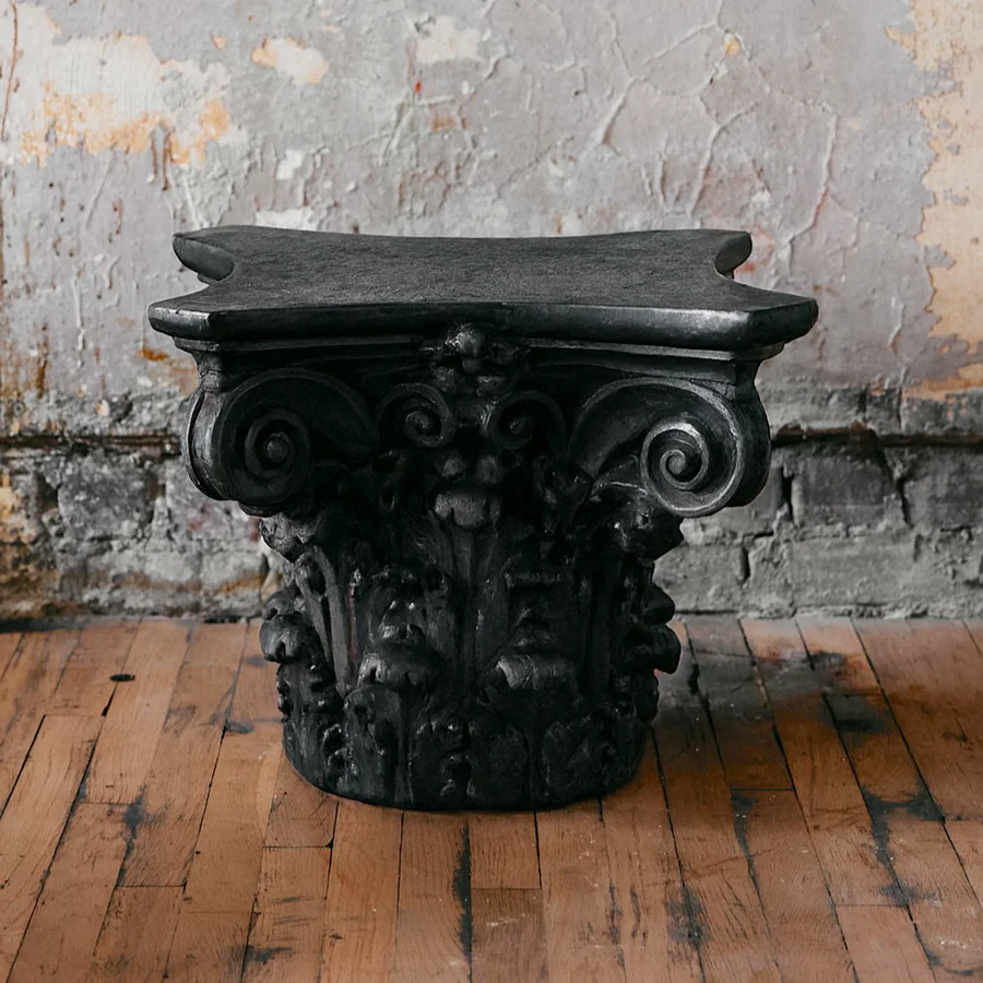 Corinthian Capital Cocktail Table Base 19" High - Image 5