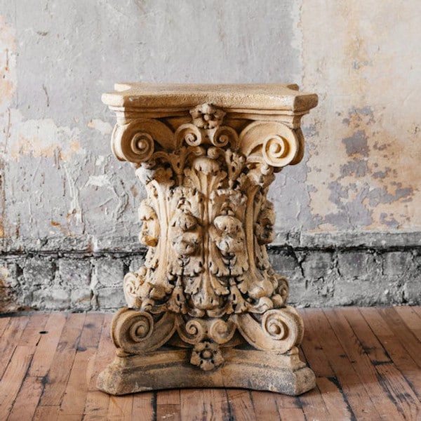 Corinthian Dining Table Base Pedestal 29" High