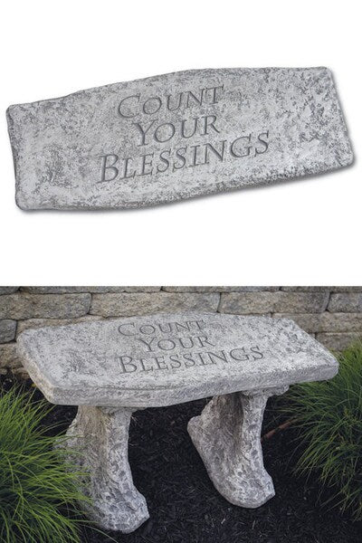Count Your Blessings Bench