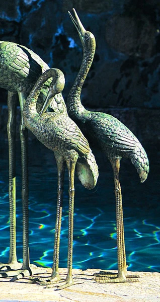 Crane Pair Medium Water Features - Image 3