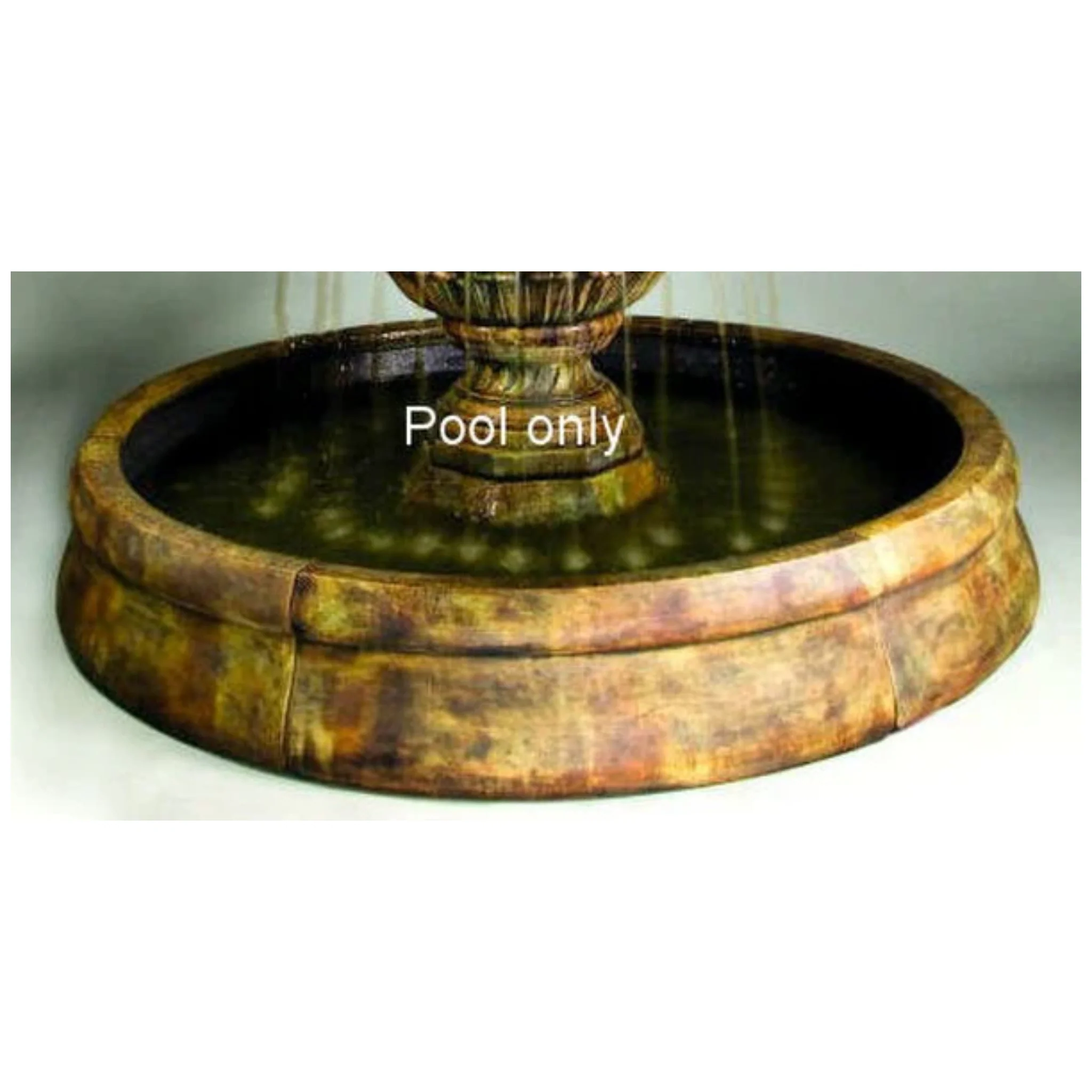 Crested Surround Pool for Custom Fountains 88" Diameter
