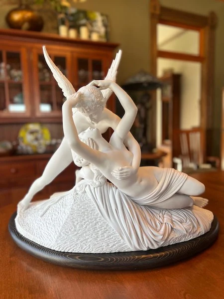 Cupid and Psyche Statue Marble By Antonio Canova