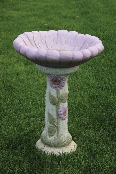 Dahlia Bird Bath 29" High - Image 2