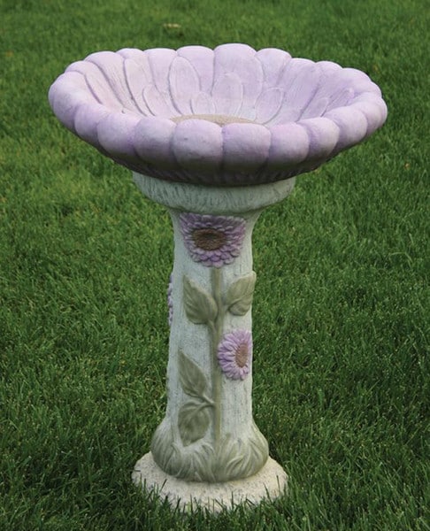 Dahlia Bird Bath 29" High - Image 3