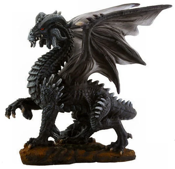 Dark Dragon Sculpture
