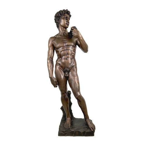 David By Michelangelo Bronze Life-size Statue - Image 5
