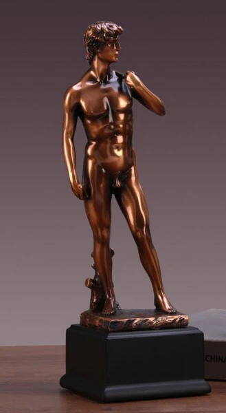 David By Michelangelo Statue on Base 12" H - Image 2