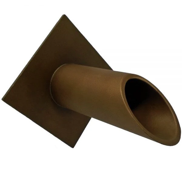 Deco Wall Scupper w/Diamond Backplate – 1.5″