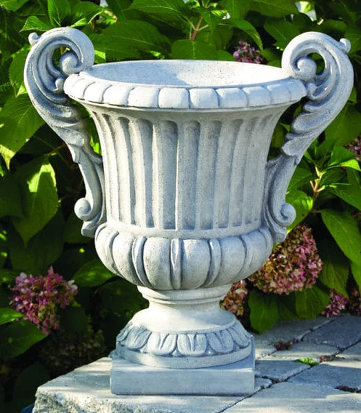 Double Handled Florentine Urn 28" High