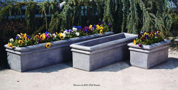 Double Rim Rectangle Box Planter 48" - Image 3