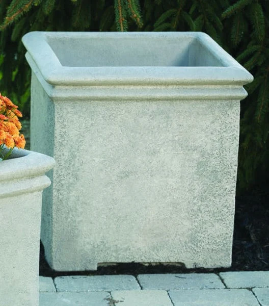 Double Rim Square Box Planter