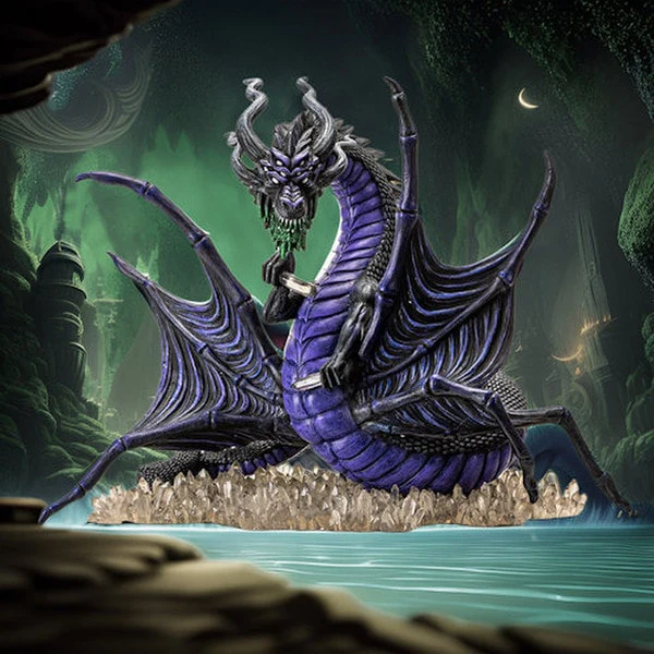 Dragon Spider Statue Weaver of Shadows - Image 6
