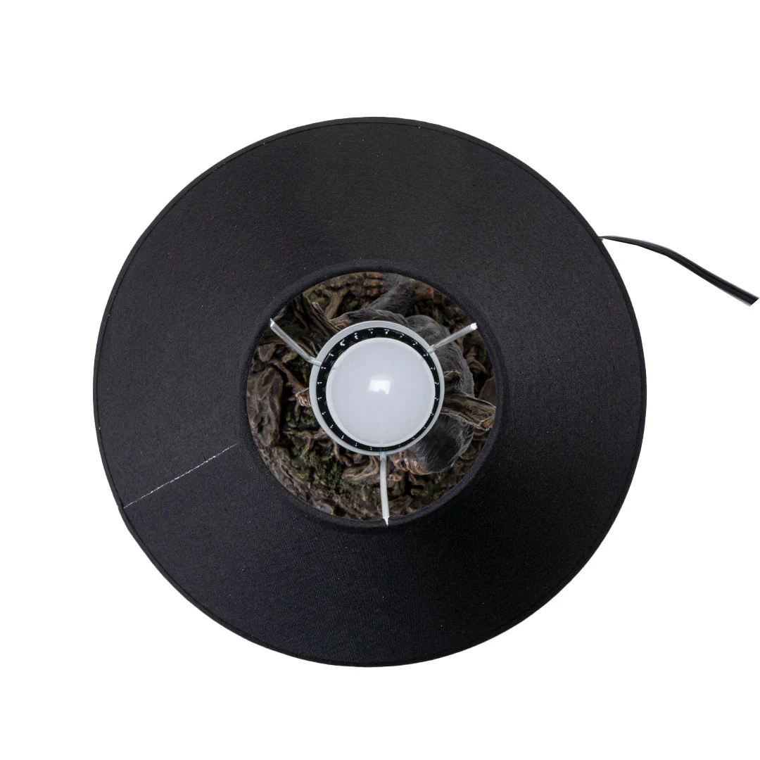 Dragon Wrapped Cross Sculptural Lamp Accent Light - Image 4