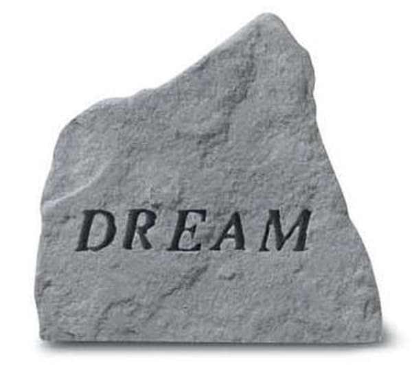 Dream Garden Stone Sculpture—Inspirational Cast Stone Gift