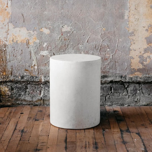 Drum Table Cylinder Minimalist Design 18" High - Image 2