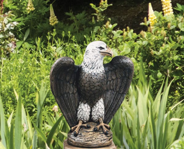 Eagle Facing Left Garden Statue Large Scale - Image 2