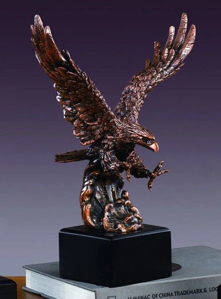 Eagle of Glory in Flight Sculpture 14" High