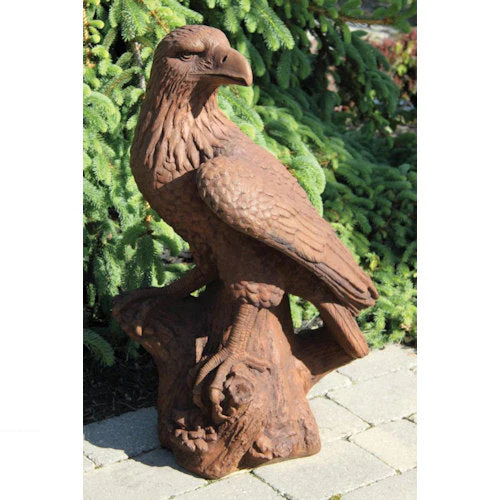 Eagle of Pride Garden Cement Sculpture 33" High