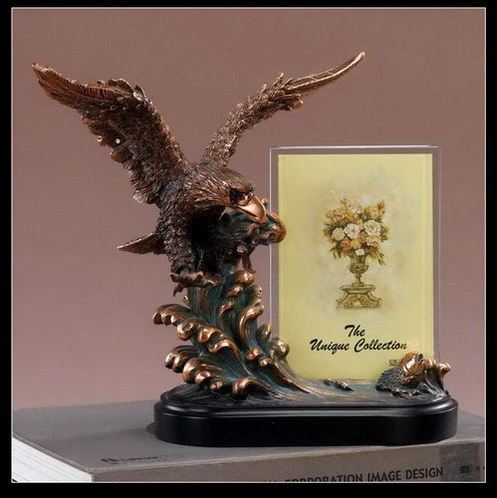 Eagle Picture Frame Sculpture 9.5" H Award - Image 3