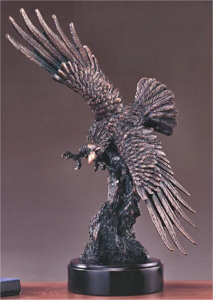 Eagle Sculpture Soaring 17.5" High