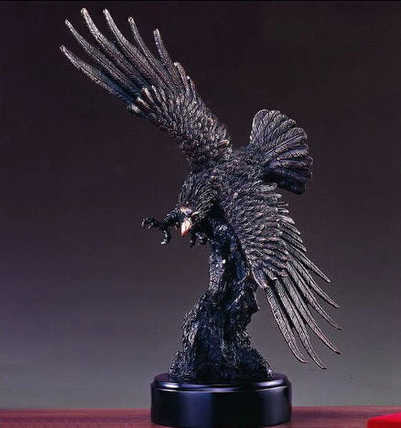 Eagle Sculpture Soaring 17.5" High - Image 2