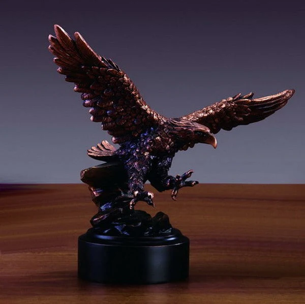 Eagle Sculpture in Flight 8" High