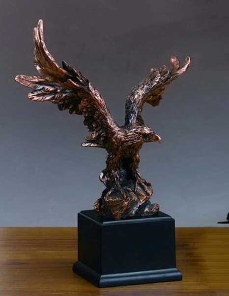 Eagle Statuette Wings Spread 16"High - Image 2