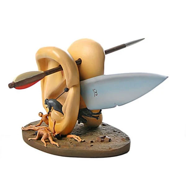Ears With Knife Lg. By Hieronymus Bosch