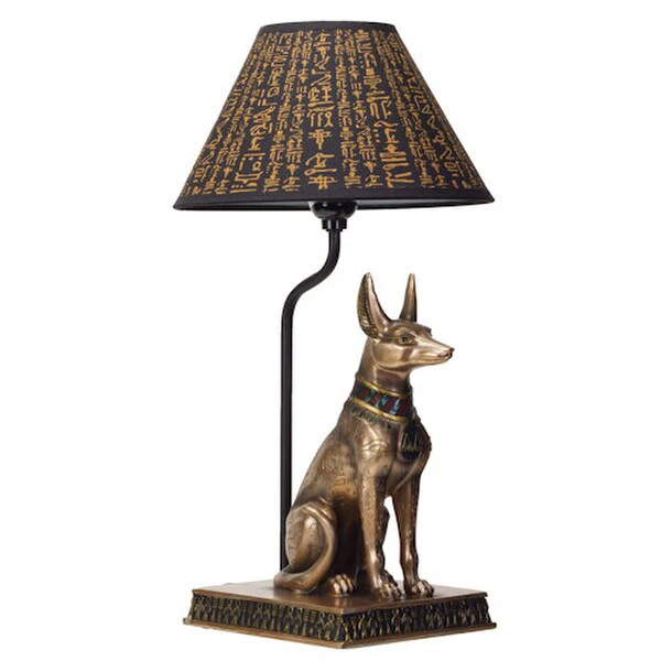 Egyptian Anubis Lamp Sculptural Lighting - Image 3