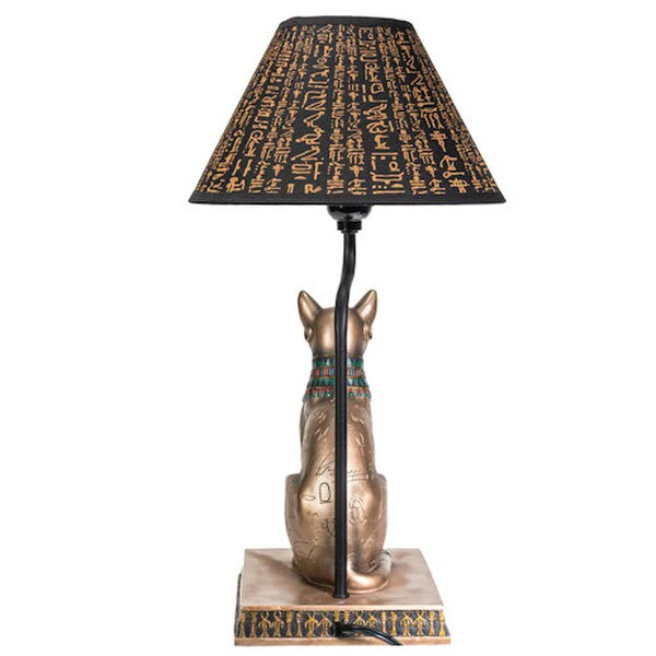 Egyptian Lamp—Cat Goddess Bastet 18"H - Image 2