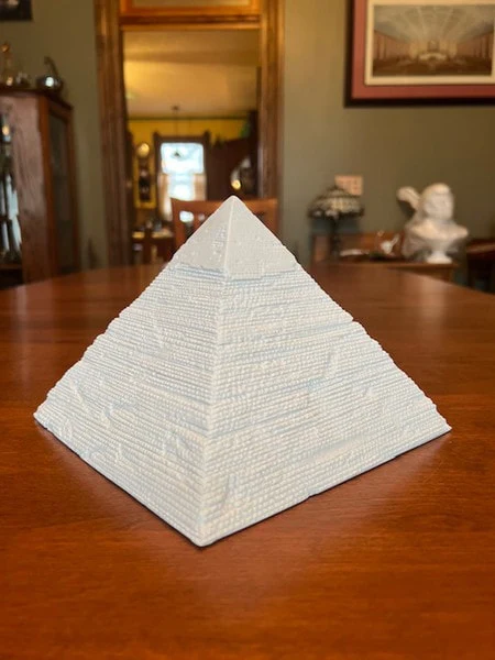 Egyptian Pyramid Marble Sculpture - Image 3