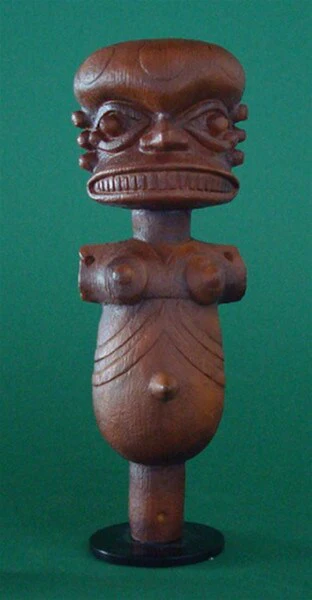 Eket Ibibio Marionette African Statue - Image 3