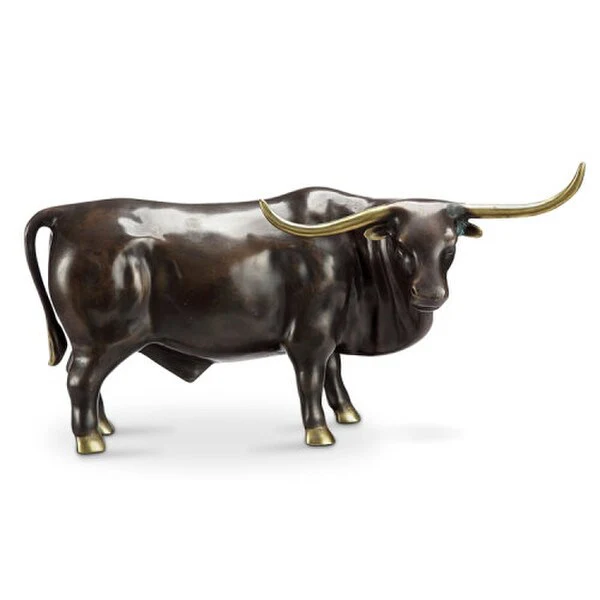 El Toro Grande Bull Sculpture Brass