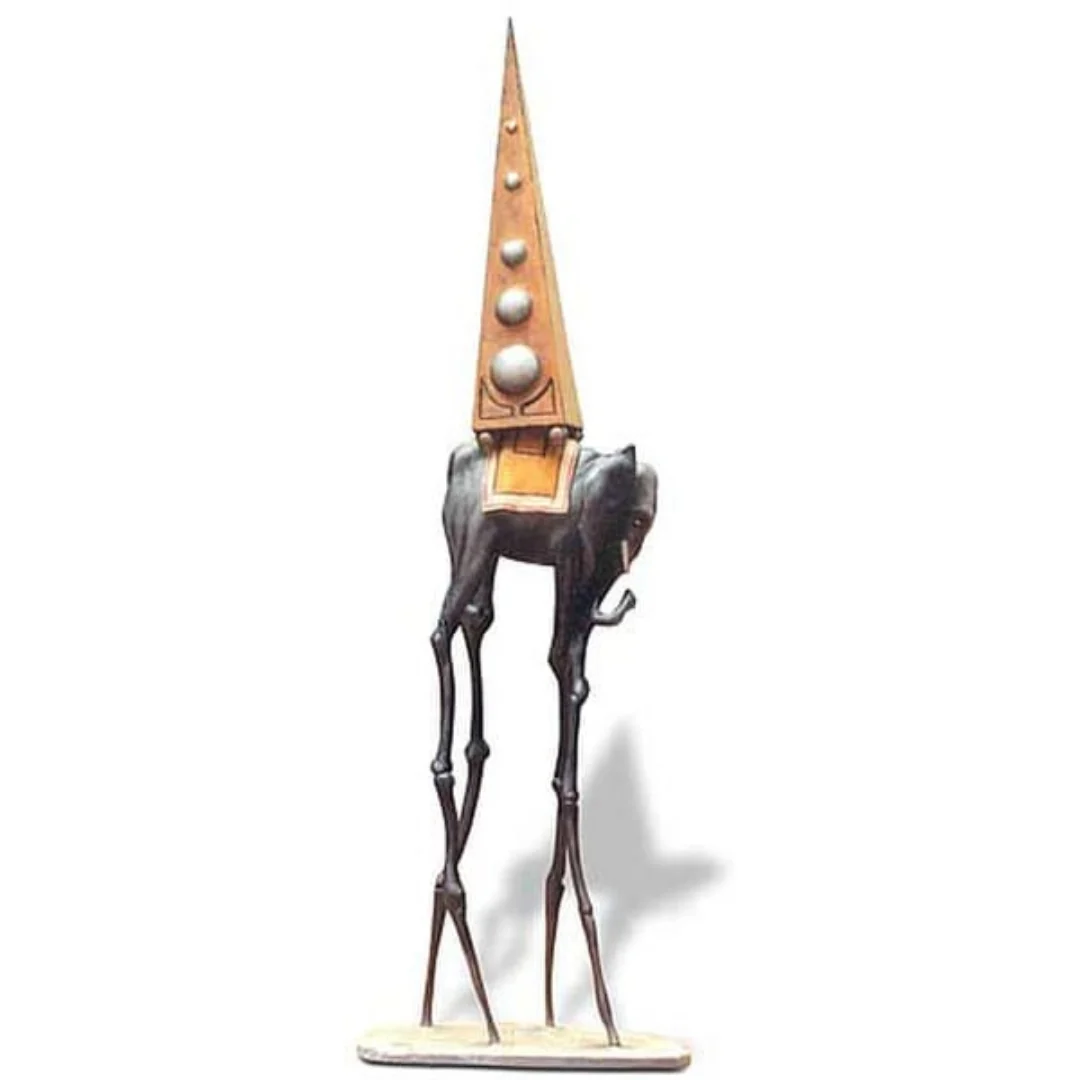 Elephant Temptation Of Saint Anthony Statue - Image 2