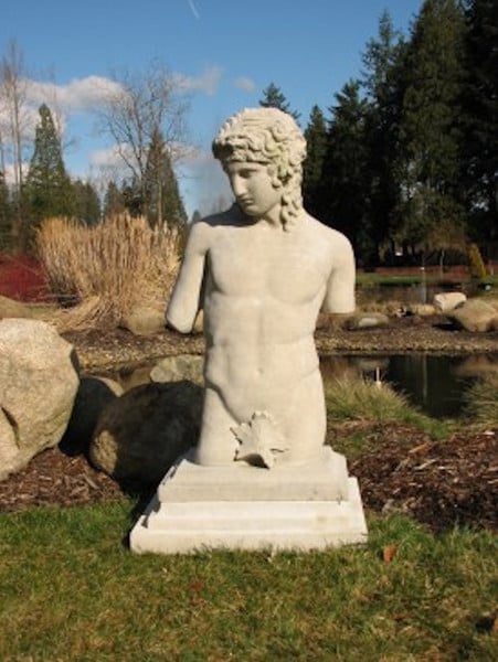 Eros Torso Classical Garden Sculpture