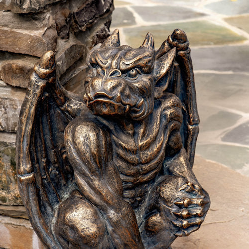 Eternal Guardians Gargoyle Statues Set of Two 28" - Image 2