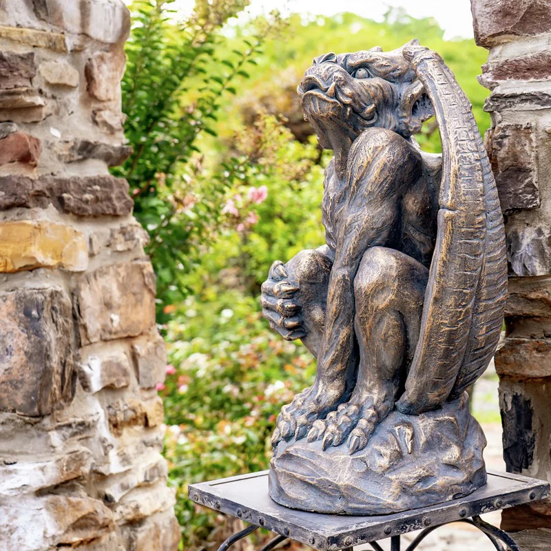 Eternal Guardians Gargoyle Statues Set of Two 28" - Image 7