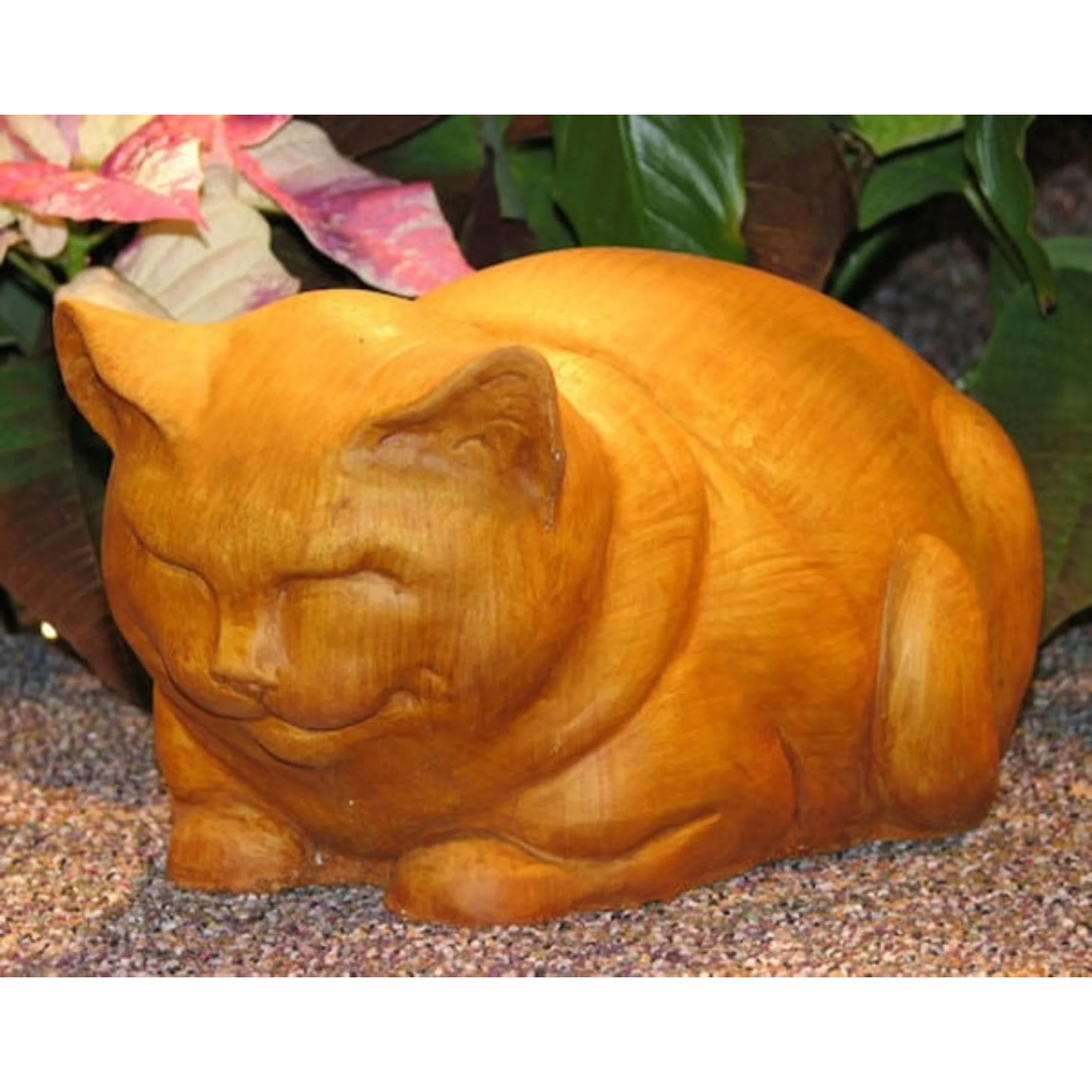 Cat Garden Sculpture—Indoor & Outdoor Cast Stone Art - Image 2