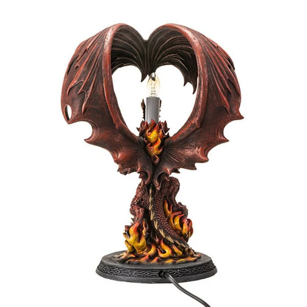 Fire-Breathing Dragon Sculpture Lamp - Image 2