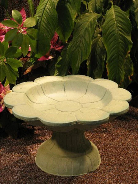 Flower Birdbath