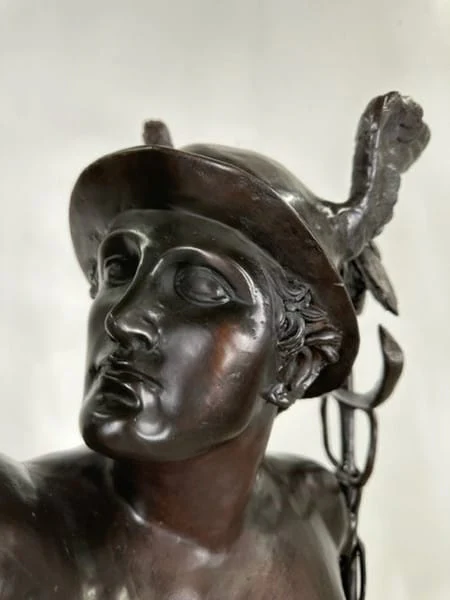 Flying Mercury Bronze Garden Statue Replica - Image 3