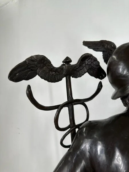 Flying Mercury Bronze Garden Statue Replica - Image 5